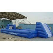 inflatable water football games